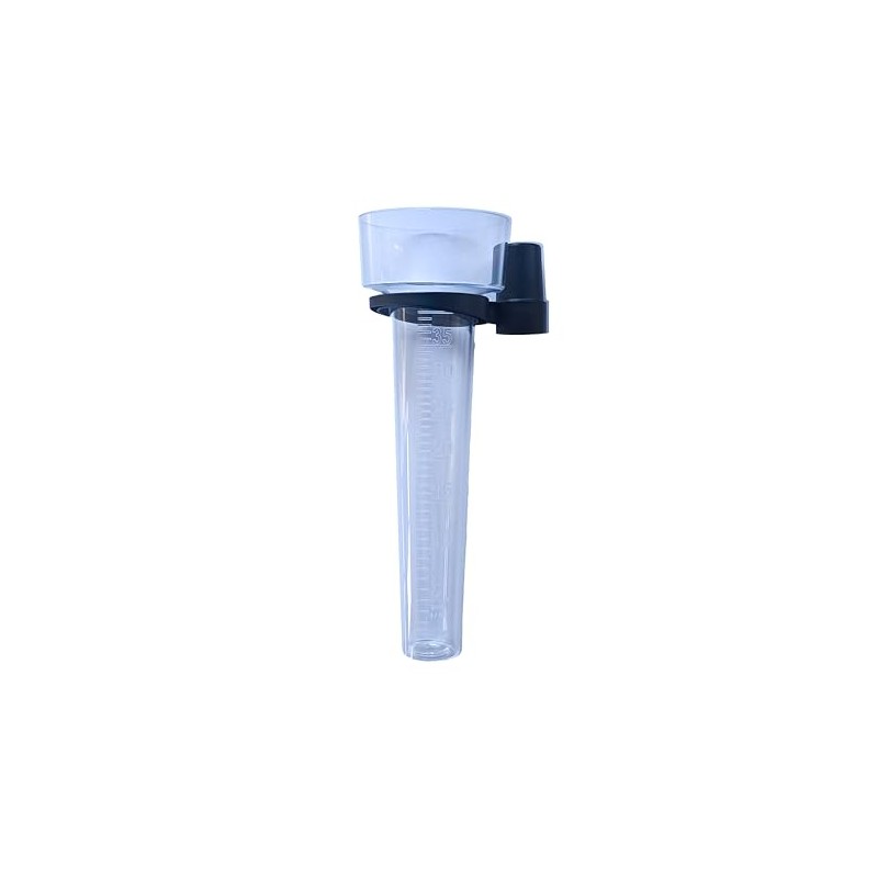 Generisch Koch Rain Gauge Transparent with Holder for Post or
