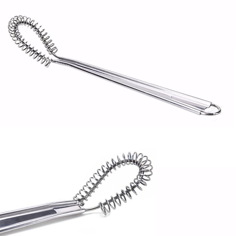Best Utensils Stainless Steel Mini Egg Whisk Beater Handheld Milk