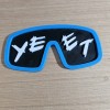 Mattel WWE Mattel Jey Uso 3D Printed YEET Glasses Blue