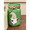 Gnome Winter Mason Jars/Gnome Mason Jars/Winter Decor/Painted Mason Jars