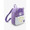Loungefly Care Bears Bright Heart Raccoon Fuzzy Mini Backpack **BRAND