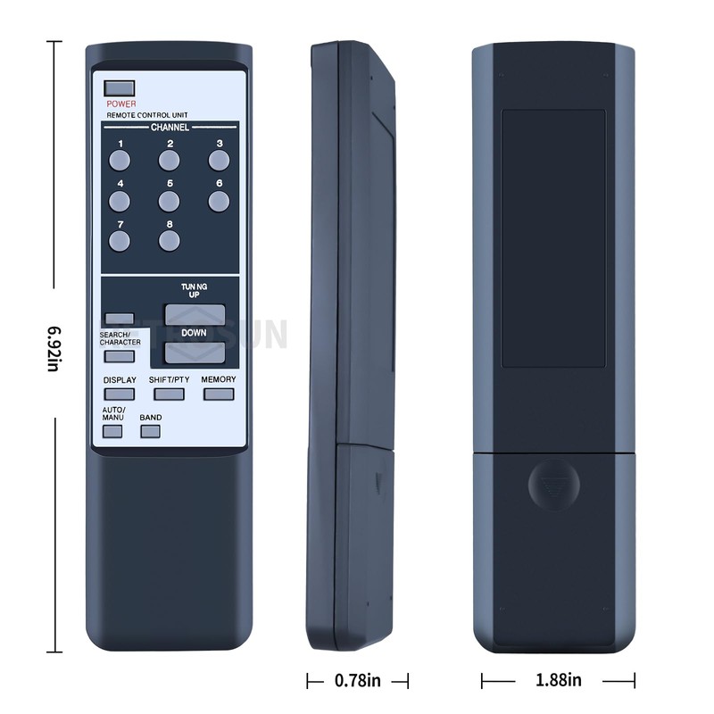 RC-824 New Replacement Remote Control for DENON AM-FM Stereo Tuner