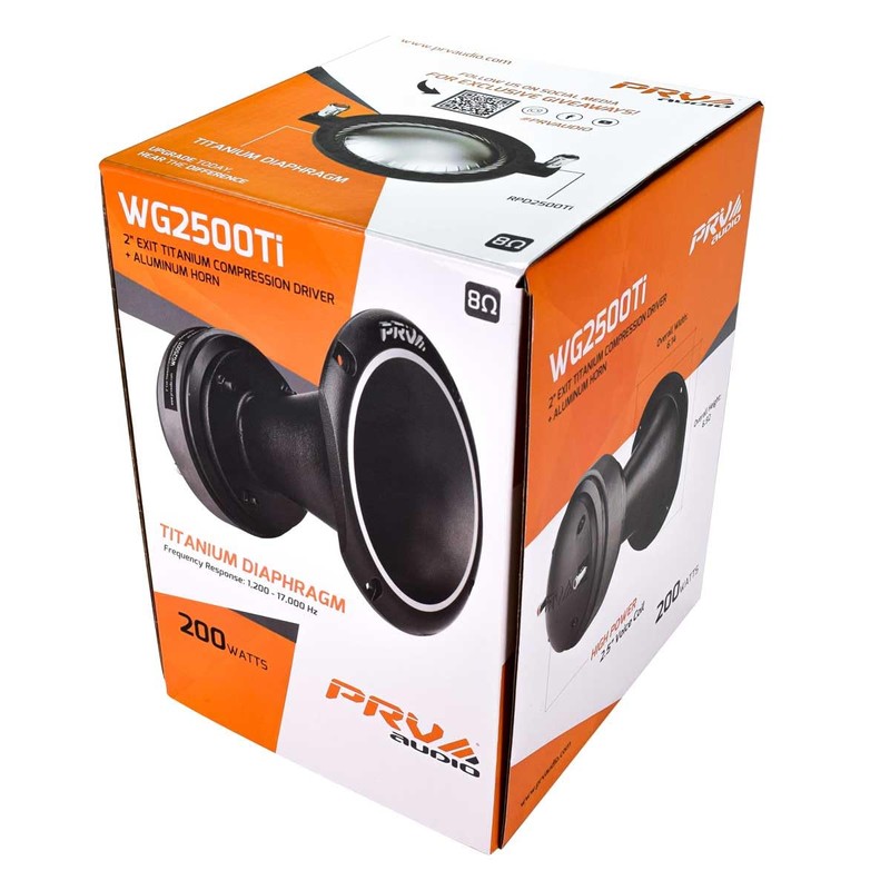 PRV AUDIO WG2500Ti 200 Watts 2" Exit High Frequency Horn