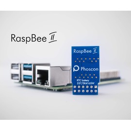 Phoscon RaspBee II - Universal Raspberry Pi Zigbee 3.0 Gateway, including deCONZ App, Home Automation, Home Assistant, ioBroker, Zigbee2MQTT