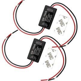 2PCS LED Flasher Relay,Heavy Duty 12-30 V Electric LED Turn Signal Relay,Led Flasher Module for for Motorcycles Cars Trucks Bike Brake Light Tail Stop Light