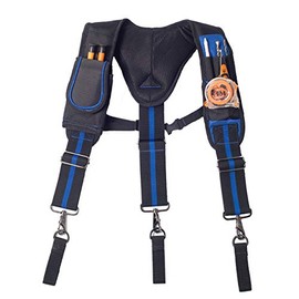AISENIN Tool Belt Suspenders, Tool Pouch Suspenders for Tool Belt, Includes Phone Pouch Pen Holder Tool Belt Loops（Without Tools)