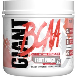 Giant Sports Performance Edge Series BCAA 60 Serving (Fruit Punch, 60 Serving)