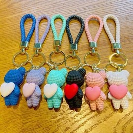 인형키링 귀여운 가방 백팩 자동차 차키 열쇠 고리 키링 (WFJC536) Doll Keyring Cute Bag Backpack Car Key Keyring (WFJC536)