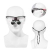 Kurtvenid 3.5x Magnifier 3.5X Binocular Magnifier Dual Use Adjustable Interpupillary