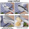 Garlic Press, Garlic Press Stainless Steel Garlic Press for Kitchen,
