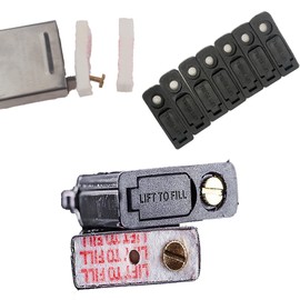 3 pcs Lighter No Evaporation Gasket and 3pcs Cotton Felt pad ，Anti-Evaporation Accessories for Lighter Insert, Suitable for Gasoline Lighter Replacement and Maintenance Fuel Oil Lighter Accessories.