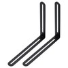 PATIKIL L-shaped Fitting 200*24*165mm with Slots, Adjustable Slide Slot Joint,