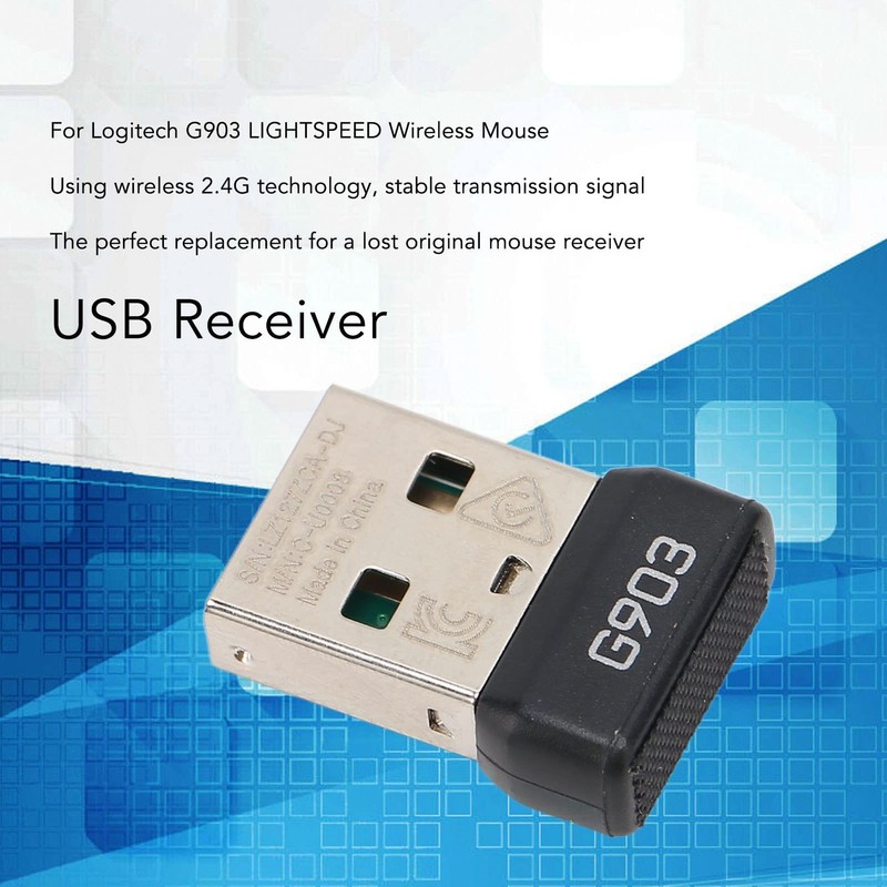 USB Receiver, 2.4G Mouse Receiver Adapter with Stable Transmission Mini