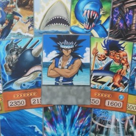 Yugioh Anime Card 20 Card Set- Mako (The Legendary Fisherman, Umi, Etc