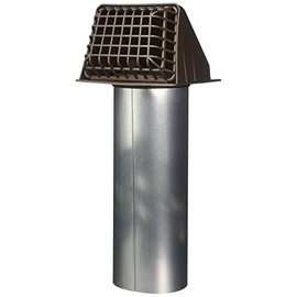 Dryer Vent Hood Assembly Brown