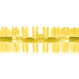 clapur Urinal Strainer (1x) Citrus Lemon 3D Splash Guard for Any Urinal and Urinal Prevents Clogging on Men's Toilet, Square, Yellow