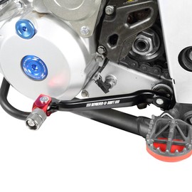 ジータレーシング(ZETA RACING) KLX250,D-TRACKER '01-20, KLX300/300SM '23-25, 250SB '02-06 リボルバーシフトレバー レッド ダートフリーク DIRTFREAK F6755
