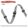 TIXIPEM Backpack Chest Strap [2PCS] - Adjustable Sternum Straps with