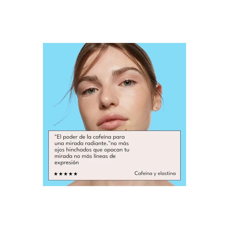 Sérum Cafeína 5% y Elastina Bolsas,Ojeras Y Antiarrugas 50 ml