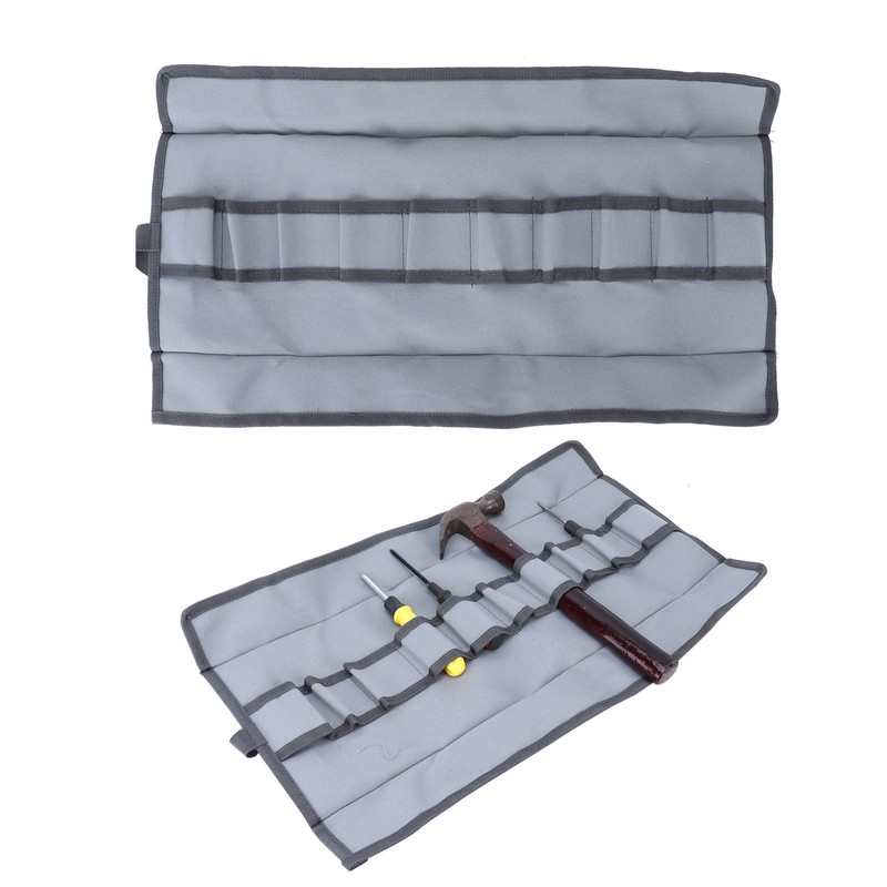 Garden Tools Storage Bag with 10 Pockets Waterproof Portable Roll