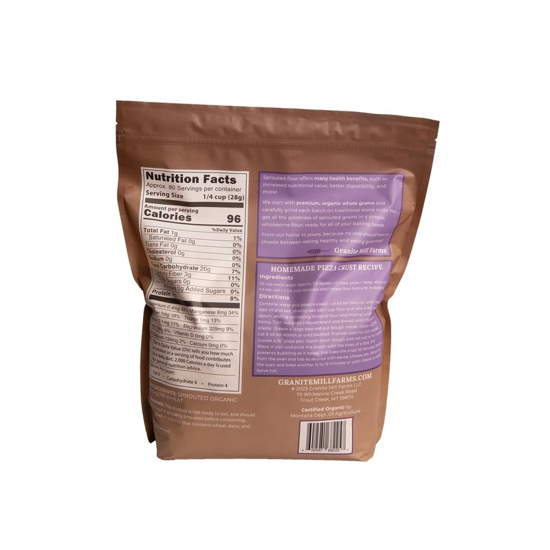 Sprouted Organic Ancient Grain Flour Collection by Granite Mill Farms,
