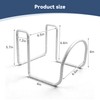 Heavy Duty Garden Hose Holder for Fence, Fits 2" Railings,