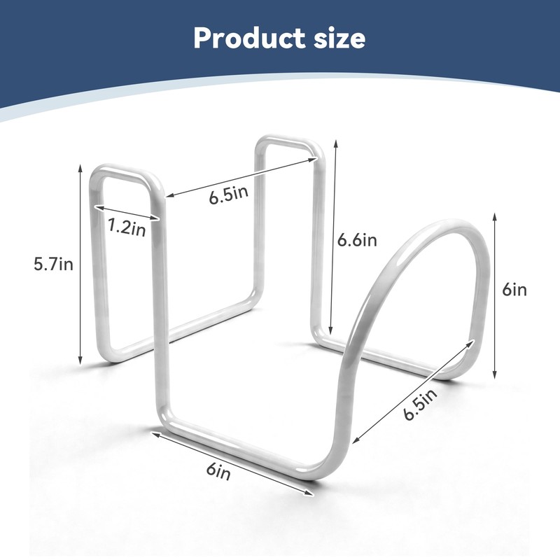 Heavy Duty Garden Hose Holder for Fence, Fits 2" Railings,