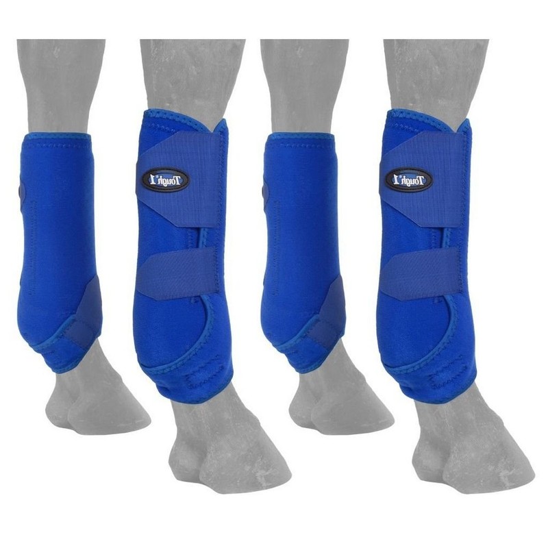 Tough 1 Extreme Vented Sport Boots Set, Royal Blue, Medium