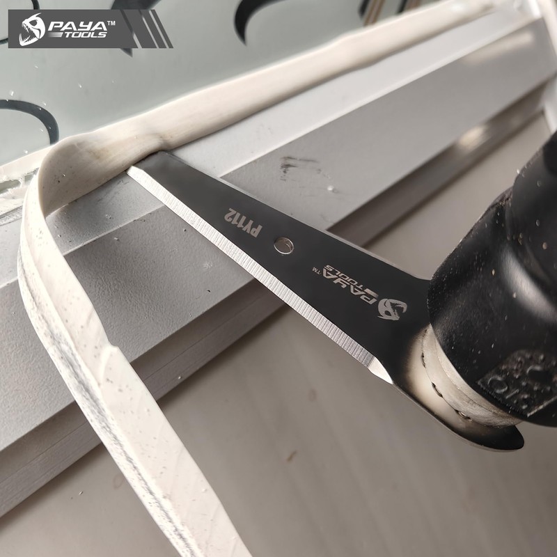 PAYA TOOLS 3" Tapered Oscillating Caulking Cutter, Multitool Scraper Blades