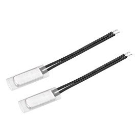 uxcell KSD9700 Metal Thermostat, Bimetal Temperature, Normal Open and Close, Auto Reset, 294°F (95°C), N.C, 10A, Pack of 2