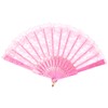 Goods Land GD-LACESEN-PK Women's Fan, Lace, Decorative, Cosplay, Chinese Style,
