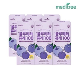 Meditree American Blueberry Puree Stick 100 6 boxes / 메디트리 미국산 블루베리 퓨레 스틱 100 6박스