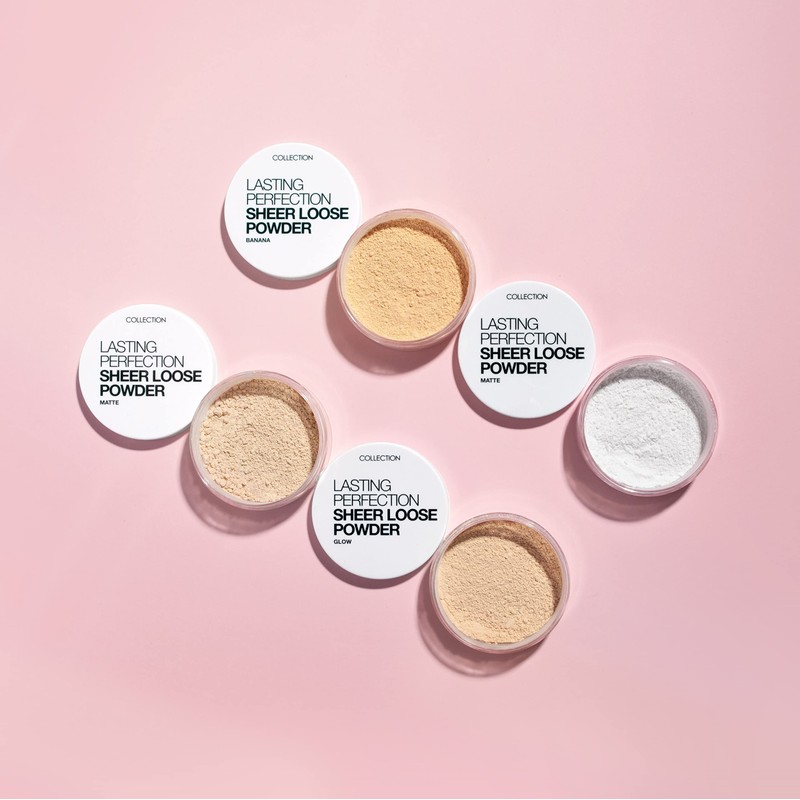 Collection Cosmetics Lasting Perfection Sheer Loose Powder, Lightweight Powder, 10g,
