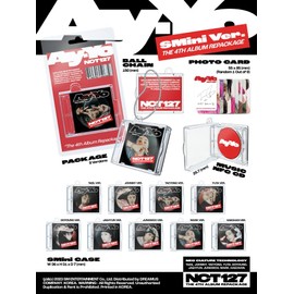 NCT 127 Ay-Yo 4th Repackage Album SMini Version Case+Ball Chain+Music NFC Card+Photocard+Tracking Sealed (JAEHYUN Version)
