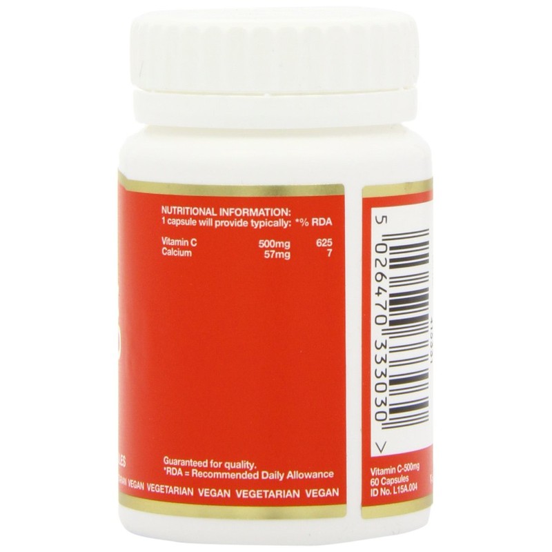 Bio-Health 500mg Buffered Vitamin C - Pack of 60 Capsules