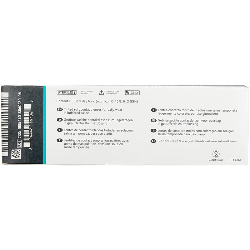 Cooper Vision BioMedics Toric – Tor Day Lenses White clear