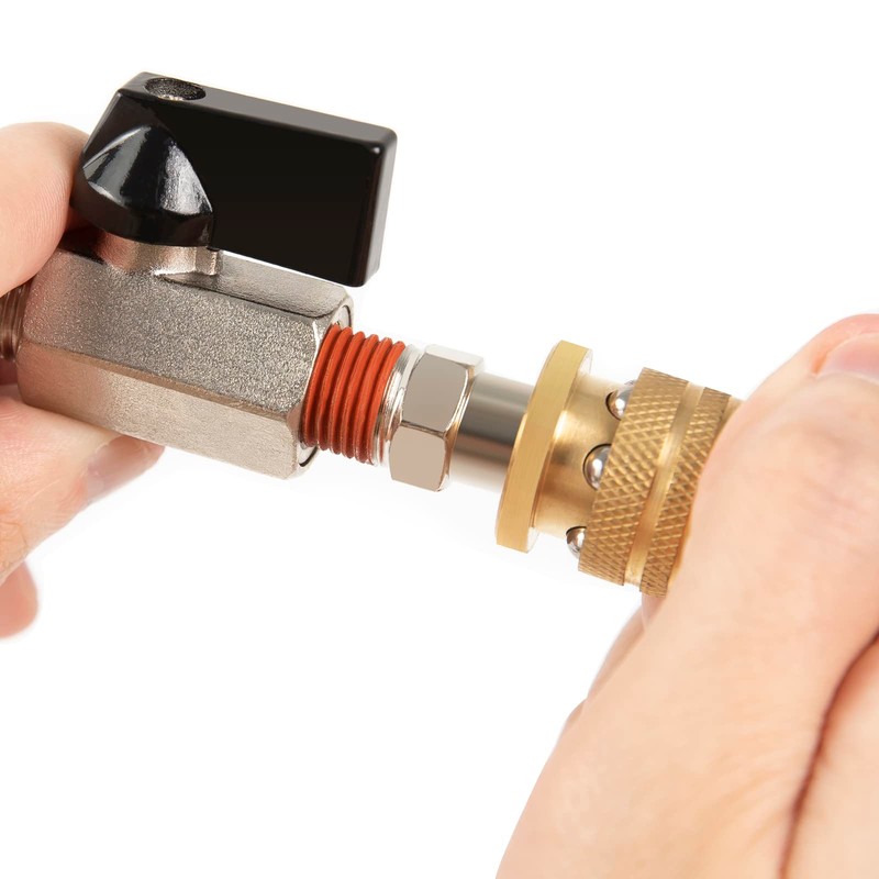 ChillWaves Automotive T-Style Air Plug, 1/2" NPT Male Pneumatic Plugs,