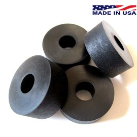 4-Pack - Made in USA - Premium Quality Multi-Purpose Rubber Washers 3/4" OD x 1/4" ID x 5/16" Thick (AVW-X19-1), for Home-Industrial-Automotive-Marine & More! Buy The Best!