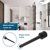 ECSiNG 2Pcs Shower Nozzle Set Shower Heads Portable Enema Bottle