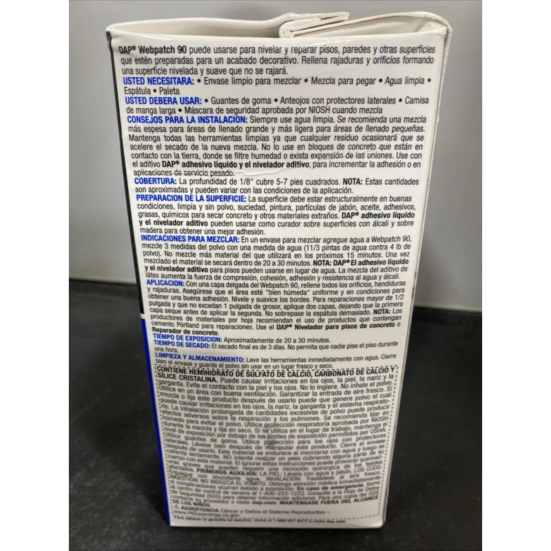 DAP 10314 Off White Powder Little Odor Floor Leveler and