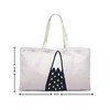 Le Jardin du Lin Printed Shopping Bag, Reusable Bag, Foldable,