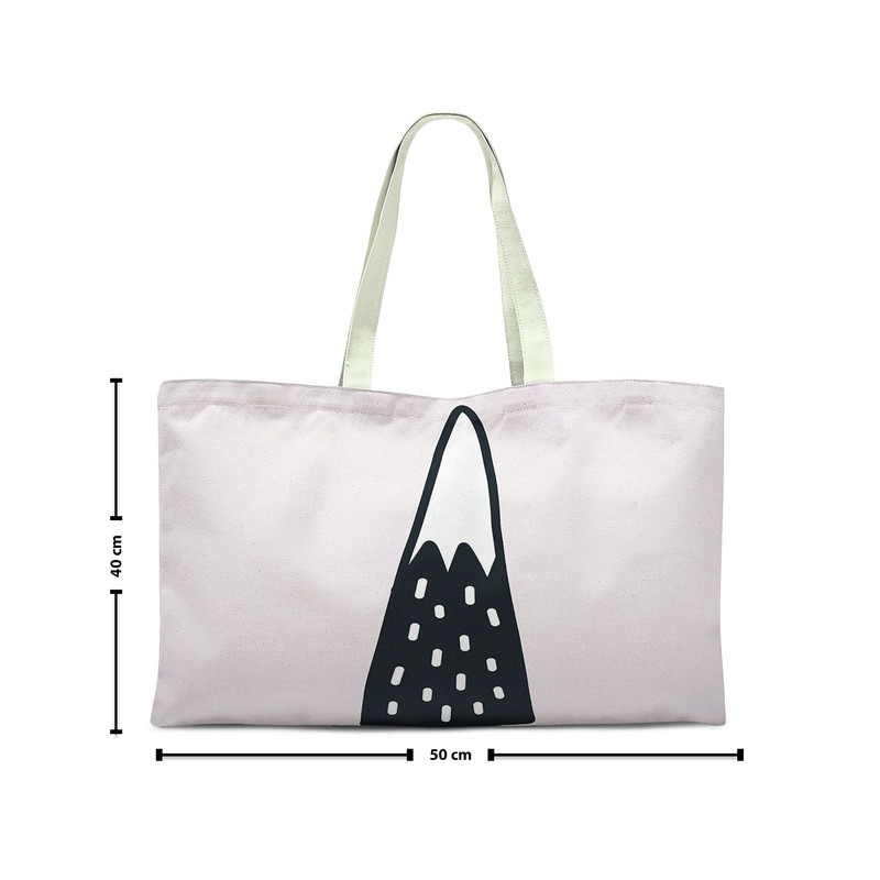 Le Jardin du Lin Printed Shopping Bag, Reusable Bag, Foldable,
