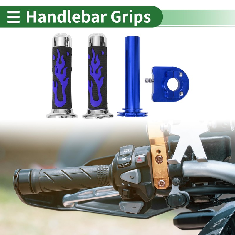 A ABSOPRO 7/8" 22mm 15/16" 24mm Motorcycle Hand Grips Cover