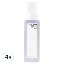 One Thing Peptide Retinal Cream Mist, 4, 100ml / 원씽 펩타이드 레티날 크림 미스트, 4개, 100ml