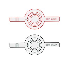 2 Stück Silikon Backmatte für Dutch Oven, Silikonmatte Backen mit Langen Griffen, leicht zu reinigen, wiederverwendbare Silikon Backmatte