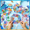 Hollowfly 48 Sets Summer Ocean Wreath Craft Kits Sea Animal