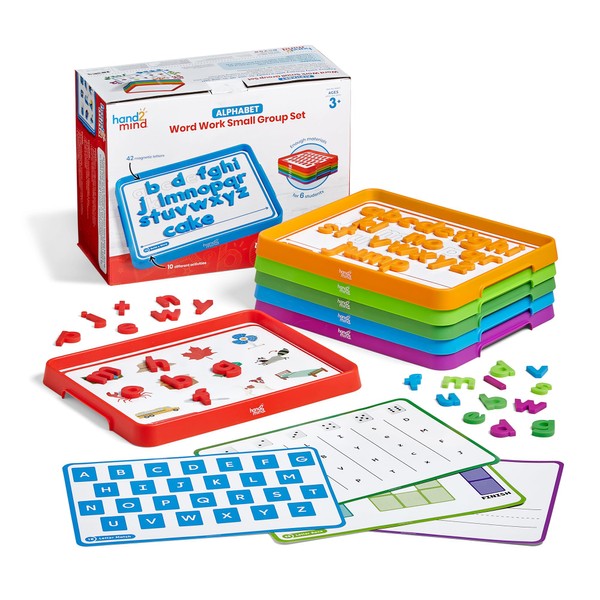 hand2mind Alphabet Word Work Small Group Set, Lowercase Magnetic Letters,