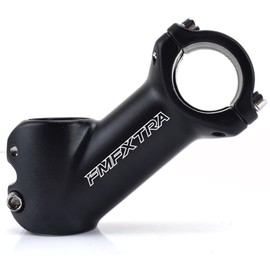 HOUSON Bicycle Stem ±45° - 6061 Aluminum - 60mm Height - Double-Screw Lock - For MTB/Trekking (Black)