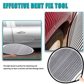 Feylan Dent Reflector Board, 32 Inch Large Dent Detection Light Board with Ergonomic Handle, Car Dent Fix Tool for Hail Damage, Vehicle Door Scratches, and Paintless Dent Repair