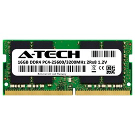 A-Tech 16GB RAM for Dell OptiPlex 3280 AIO | DDR4 3200MHz PC4-25600 Non-ECC SODIMM 2Rx8 Laptop & All-in-One Memory Upgrade Module (Replacement for SNPWTHG4C/16G, AA937596, AA960023, WTHG4, 0WTHG4) V2